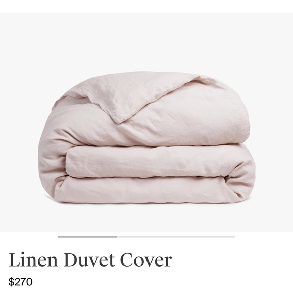 Parachute Other - Parachute• linen duvet cover - blush